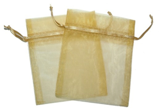Organza Pouch -  Gold