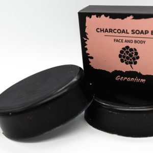 Charcoal Soap 85g - Geranium