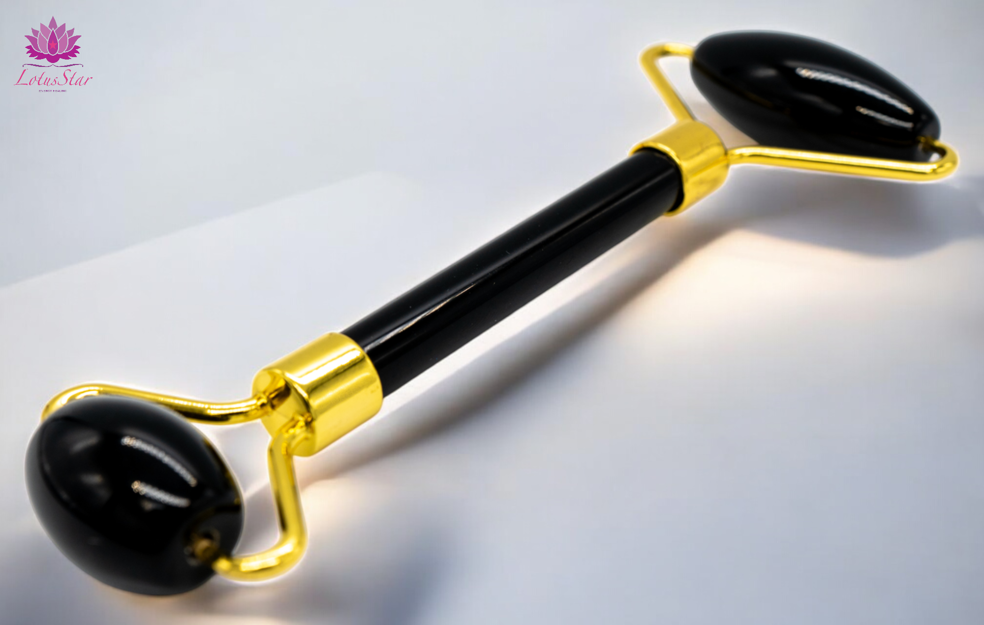 Gemstone Face Roller - Black Obsidian