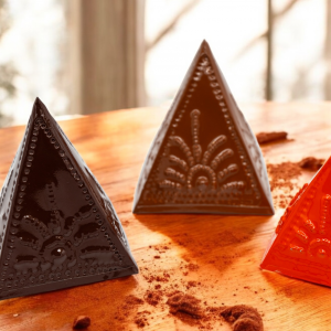 Incense Powder Mould Set - Lt Brown Dk Brown Orange