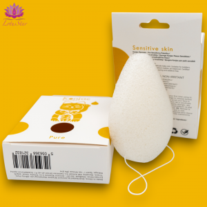 Teardrop Konjac Sponge - Natural - Sensitive skin