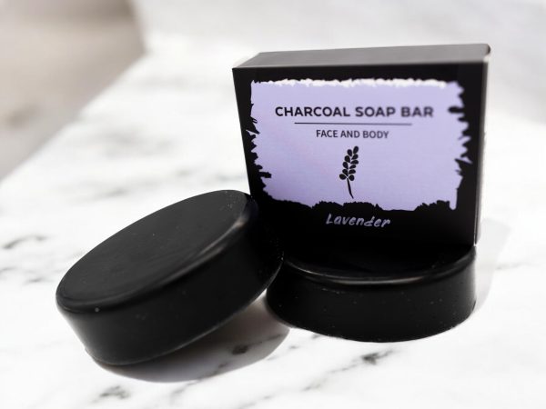 Charcoal Soap 85g - Lavender