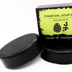 Charcoal Soap 85g - Eucalyptus & Cedarwood