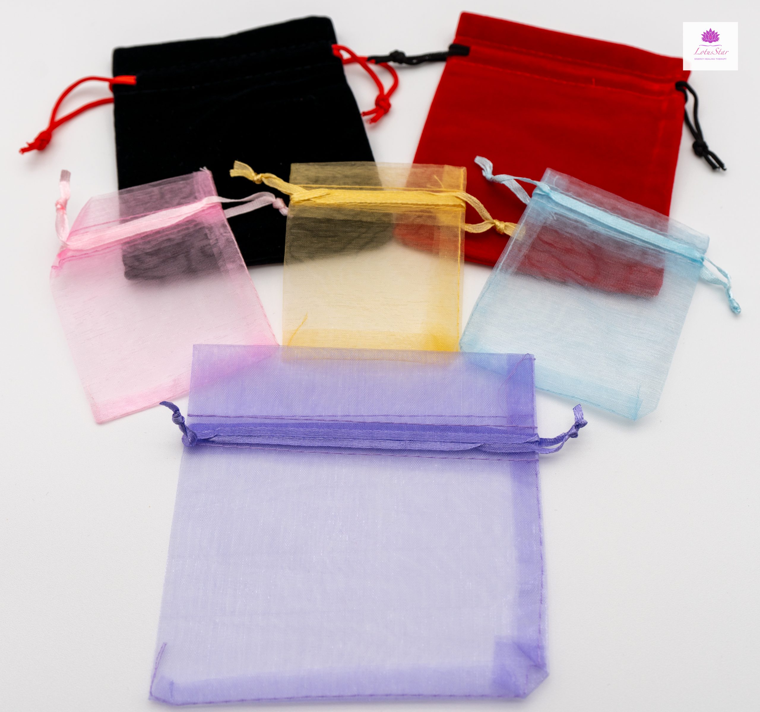 Organza Pouch -  Blue - Image 2