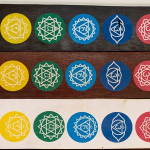 Coloured Chakra Ashcatcher/Incense Holder