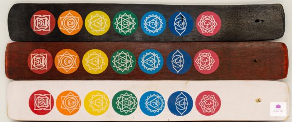 Coloured Chakra Ashcatcher/Incense Holder