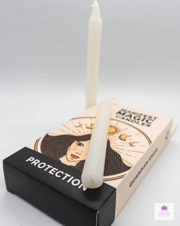Manifest Magic Candles (set of 12) - Ivory - Protection 