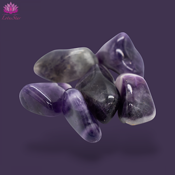 Amethyst Banded (Grade A) - Medium - Tumblestone
