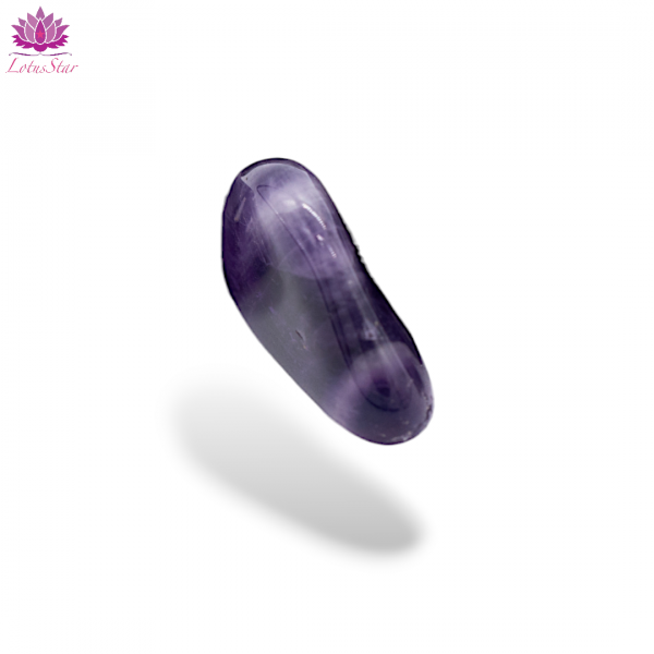 Amethyst Banded (Grade A) - Medium - Tumblestone - Image 4