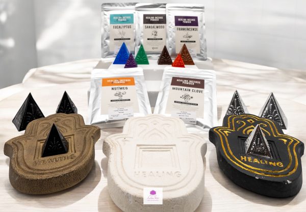 Incense Powder Mould Set - Blue Green Purple - Image 2
