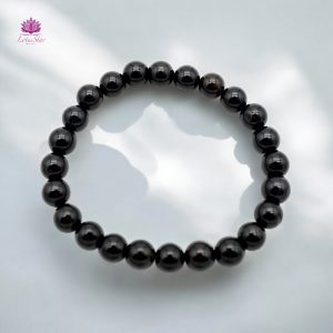 Power Bracelet - Black Agate - Strength & Protection