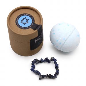 Crystal Jewellery Bath Bomb - Sodalite & Sandalwood