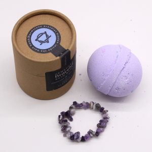 Crystal Jewellery Bath Bomb - Amethyst & Lavender & Tea Tree