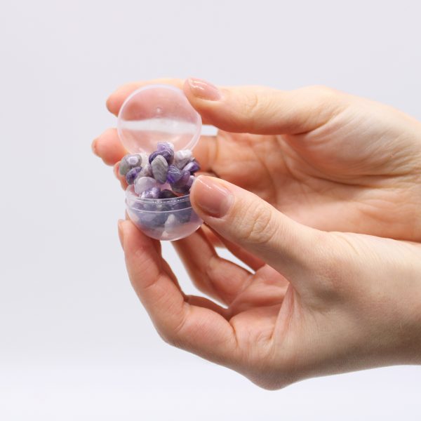 Crystal Jewellery Bath Bomb - Amethyst & Lavender & Tea Tree - Image 2