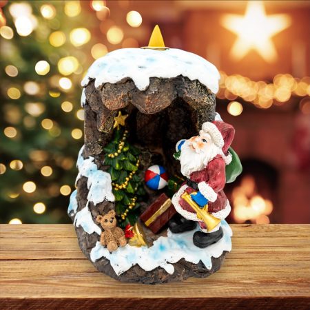 Christmas Santa's Grotto Backﬂow Incense Burner