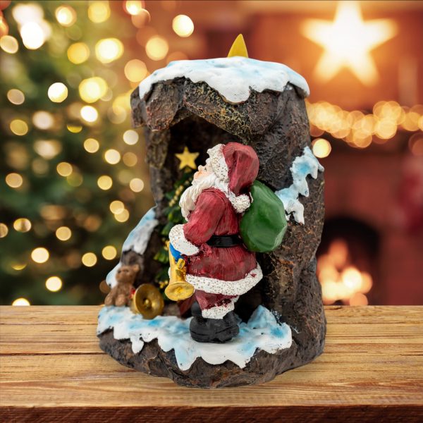 Christmas Santa's Grotto Backﬂow Incense Burner - Image 2