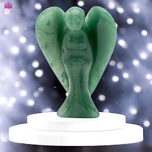 Handcrafted Gemstone Angel - Green Aventurine (50mm)
