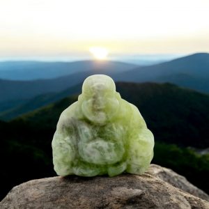Gemstone Small Buddha - Jade
