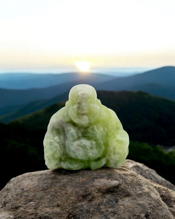 Gemstone Small Buddha - Jade