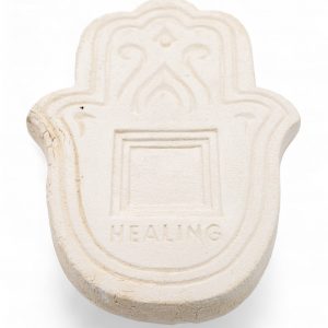 Healing Incense Plate - White Stone