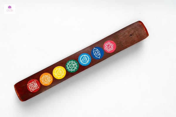 Coloured Chakra Ashcatcher/Incense Holder - Image 4