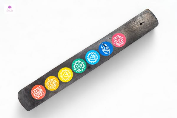 Coloured Chakra Ashcatcher/Incense Holder - Image 3