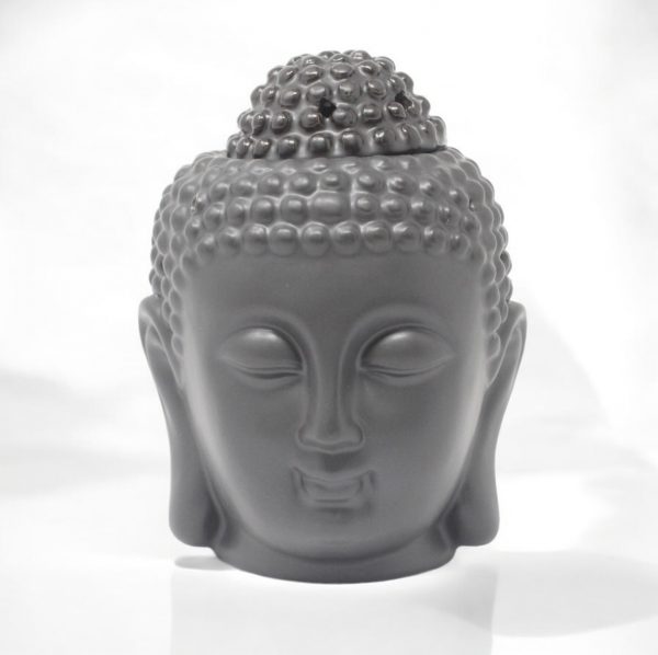 Buddha Head Oil Burner - Dark Brown