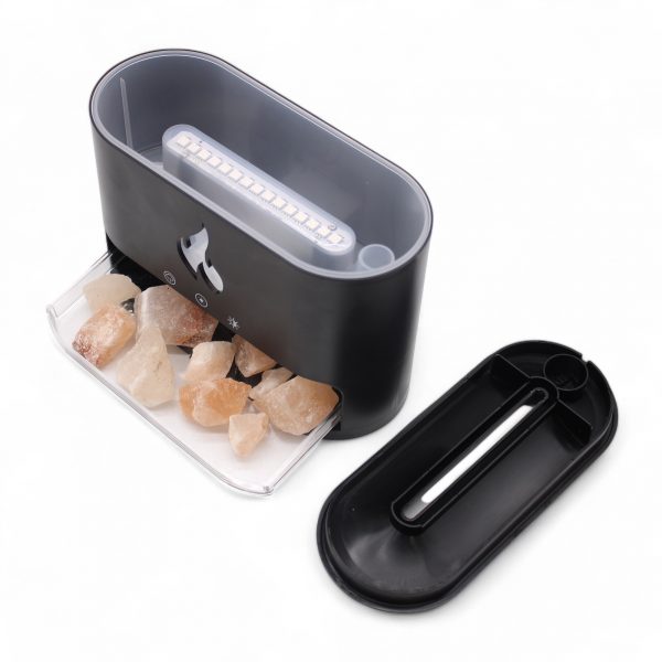 Blaze Aroma Diffuser - Himalayan Salt Chamber - USB-C - Flame Effect (Salt included) - Image 4