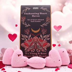 Enchanting Heart Haven Bath Heart Gift Set - Ylang & Rose
