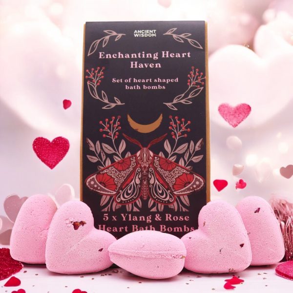 Enchanting Heart Haven Bath Heart Gift Set - Ylang & Rose
