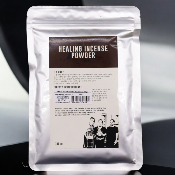 Healing Incense Powder (100g) - Sandalwood - Image 2