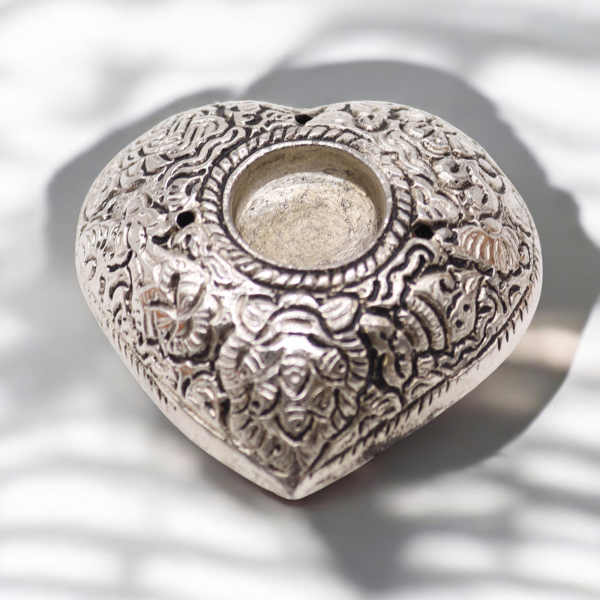 Small Heart Incense Holder  - 6x5.5x1.5cm
