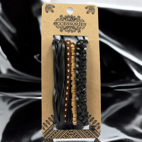 Men's Bracelet Set - Black & Macho (asst) - Image 5