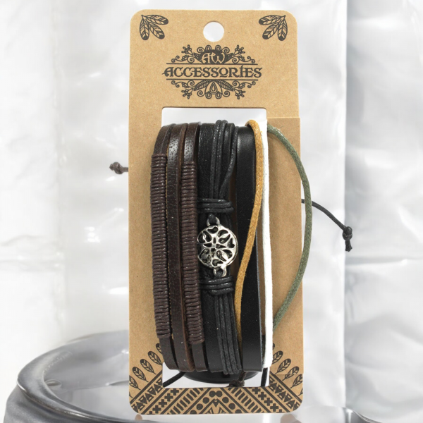 Men's Bracelet Set - Dark & Handsome (asst) - Image 4