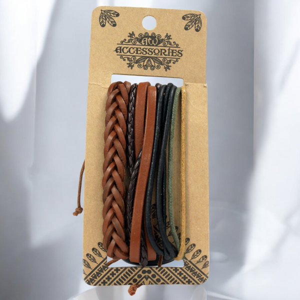 Men's Bracelet Set - Tanned & Interesting (asst) - Image 2