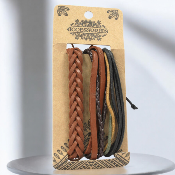 Men's Bracelet Set - Tanned & Interesting (asst) - Image 4