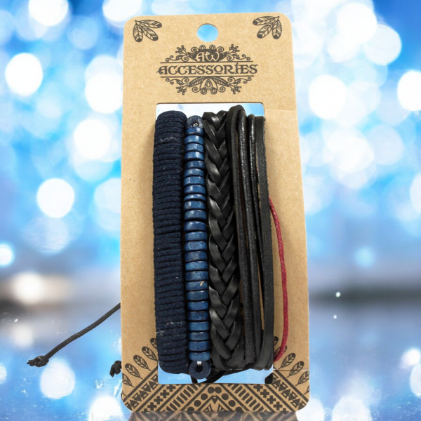 Men's Bracelet Set - Moody & Blue (asst) - Image 6