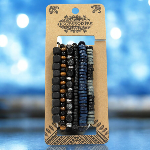 Men's Bracelet Set - Moody & Blue (asst) - Image 3
