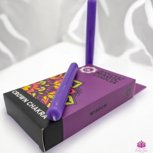 Manifest Magic Candles (set of 12) - Violet - Crown Chakra 