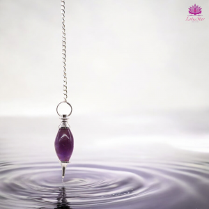 Lingam Shaped Pendulum - Amethyst