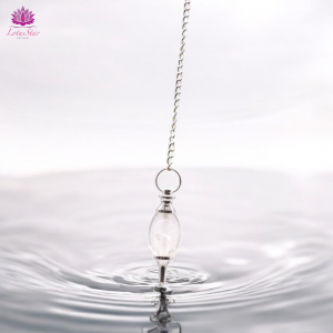 Lingam Shaped Pendulum - Rock Quartz