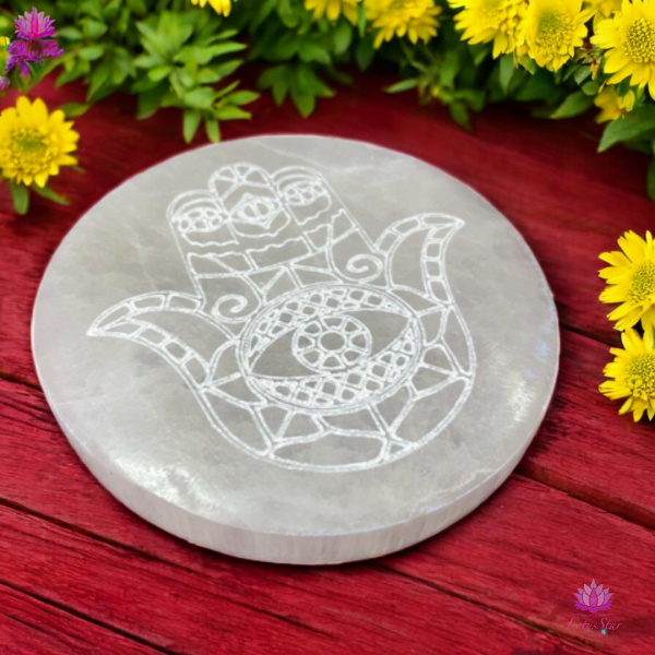 Medium Charging Plate 10cm - Hamsa - Image 2
