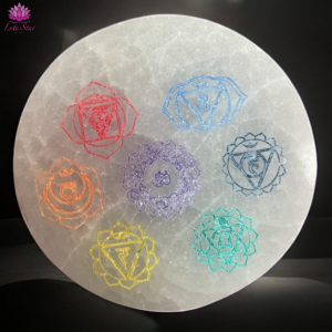 Small Charging Plate 8cm - Chakra Design - colour