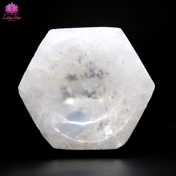 Selenite Hex Bowl - 6cm - Image 3