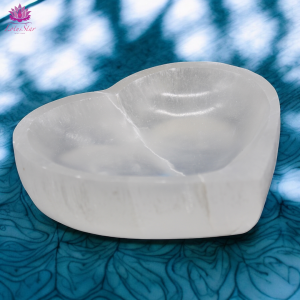 Selenite Heart Bowl - 15cm