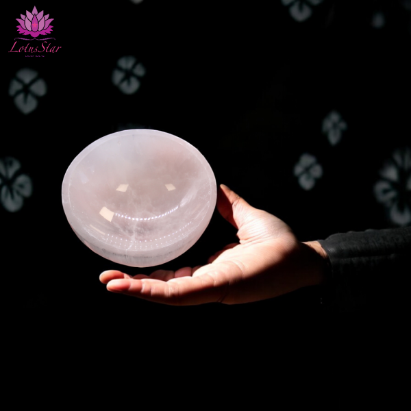 Selenite Round Bowl - 8cm - Image 3