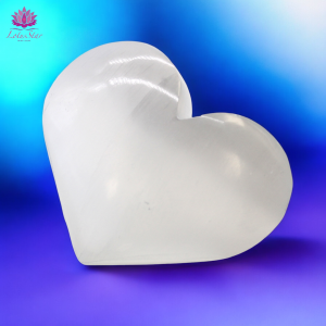 Selenite Heart - 5-6 cm Plain