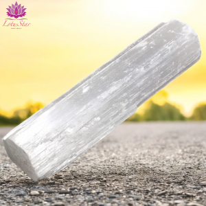 Selenite Stick Raw Crystal - Natural Stone 10 cm