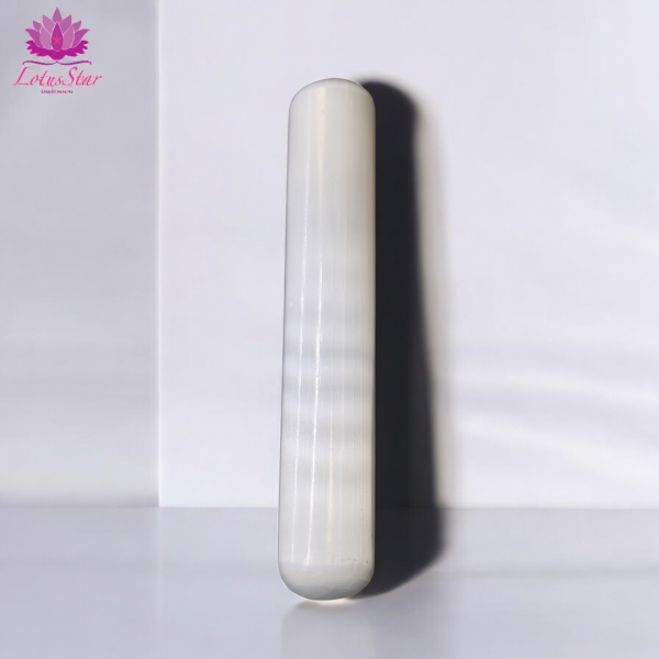 Selenite Wand - 16 cm Round Both Ends - Image 2