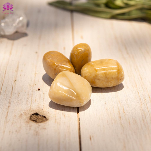 Yellow Jade - Large - Tumblestone - Image 3